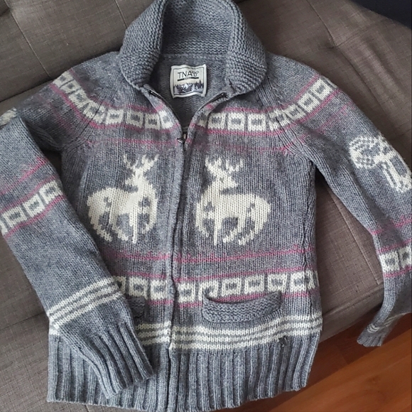 TNA Knitted Zip-up - Picture 1 of 5